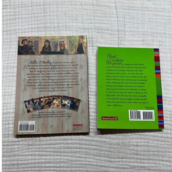 2 American Girl Books Nellie's Promise and Lindsey - Picture 2 of 10